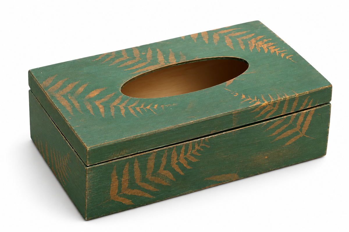 Box na kapesníky – Lesní kapradiny