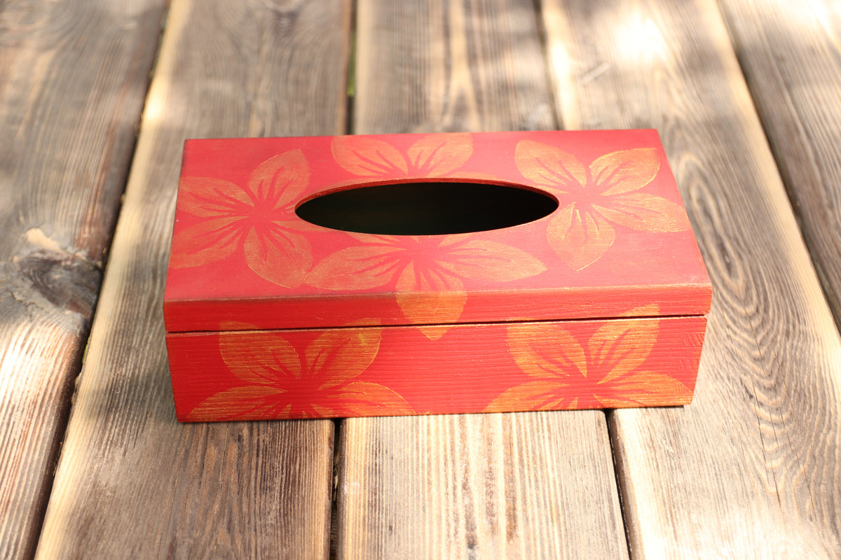 Box na kapesníky – Květinová elegance