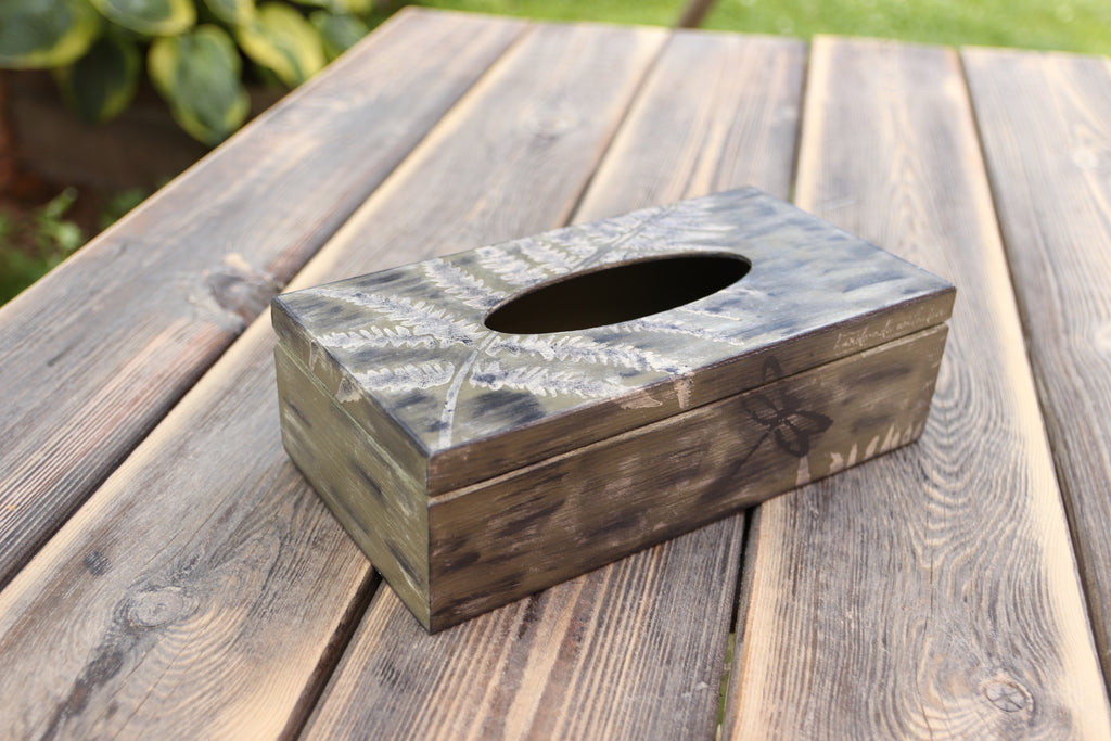 Box na kapesníky – Lesní stíny