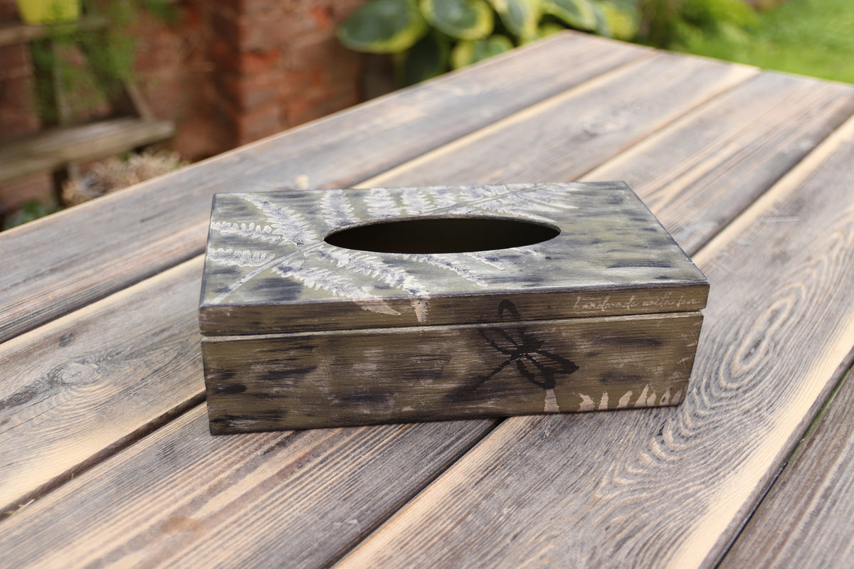 Box na kapesníky – Lesní stíny